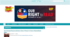 Desktop Screenshot of bannedbooksweek.org