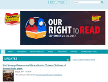 Tablet Screenshot of bannedbooksweek.org